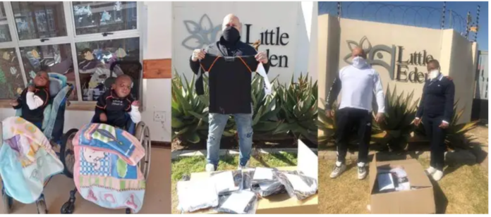 Covid-19 Protective Shirts Donated To Little Eden