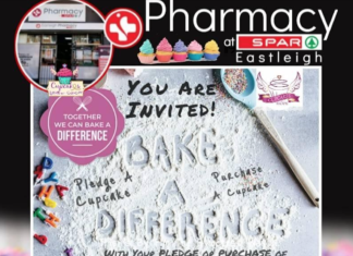 Support Cupcakes Of Hope Fundraiser At SPAR Eastleigh Pharmacy